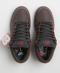 Nike SB Dunk Low Pro Premium 'Krampus' Shoes - Dark Smoke Grey  Campfire Orange - Black